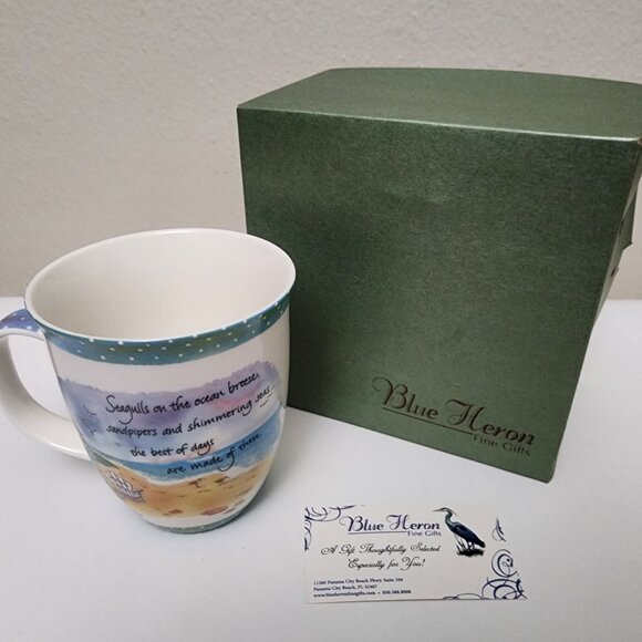 Blue Heron Fine Gifts Cape Shore Collectible Coffee Mug NEW RARE COLLECTIBLE - Picture 7 of 7
